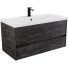 Тумба с раковиной Art&Max Family-M Family-M-1000-2C-SO-IS/AM-LAV-1000-MR-FА iron stone