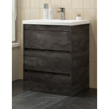 Тумба с раковиной Art&Max Family-M FAMILY-M-580-3C-PIA-IS/AM-LAV-580-MR-A iron stone