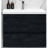 Тумба с раковиной Art&Max Family-M Family-M-580-2C-SO-HC/AM-LAV-580-MR-A hard coal