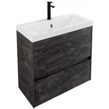 Тумба с раковиной Art&Max Family-M Family-M-580-2C-SO-IS/AM-LAV-580-MR-A iron stone