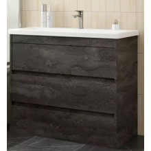 Тумба с раковиной Art&Max Family-M FAMILY-M-750-3C-PIA-IS/AM-LAV-750-MR-A iron stone