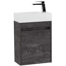 Тумба с раковиной Art&Max Family-M Family-M-400-1D-SO-IS/AM-LAV-400-MR-Mini iron stone