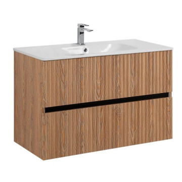 Тумба с раковиной Art&Max Torino AM-TORINO-900-2C-SO-BR-P/AM7110-90 90 бран