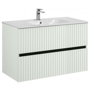 Тумба с раковиной Art&Max Torino AM-TORINO-900-2C-SO-LO-P/AM7110-90 90 лотос