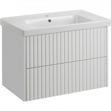Тумба с раковиной ASB-Woodline Риола 12411/29124 80 белый