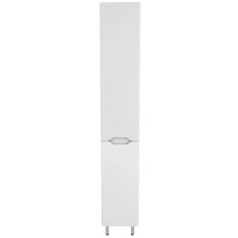 Шкаф-колонна Style Line Марелла 30 R Люкс Plus СС-00002421 с корзиной белый матовый антискрейтч