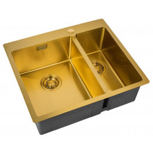 Мойка для кухни Zorg Light ZL R 590-2-510-L BRONZE бронза