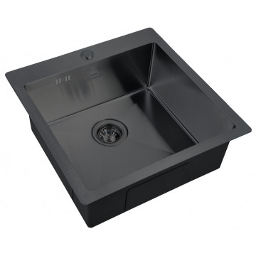 Мойка для кухни Zorg Steel Hammer SH 5151 GRAFIT графит