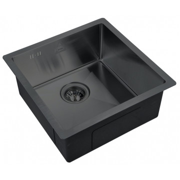 Мойка для кухни Zorg Steel Hammer SH 4444 GRAFIT графит