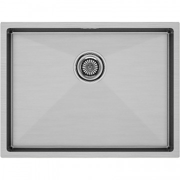 Мойка для кухни Paulmark Next PM215844-BS 58x44 брашированная сталь