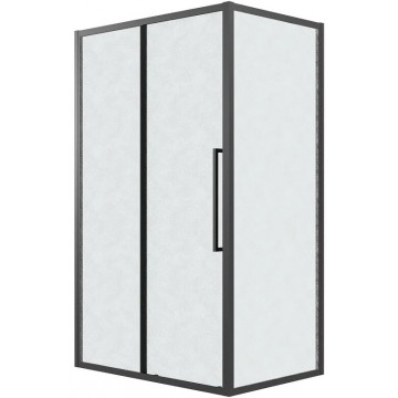 Душевой уголок Grossman Cosmo 120.K33.02.1070.21.02 100x70 черный матовый/шиншилла