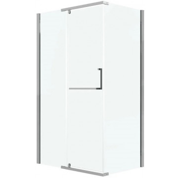 Душевой уголок Grossman Pragma 120.K33.03.1080.10.00 100x80 хром/прозрачное