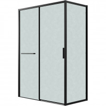 Душевой уголок Grossman Style 120.K33.05.1190.21.02 110x90 черный матовый/шиншилла