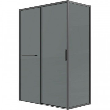 Душевой уголок Grossman Style 120.K33.05.1280.21.10 120x80 черный матовый/тонированное