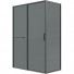Душевой уголок Grossman Style 120.K33.05.1080.21.10 100x80 черный матовый/тонированное