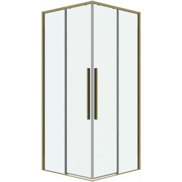 Душевой уголок Grossman Galaxy 300.K33.01.7070.32.00 70x70 золото/прозрачное