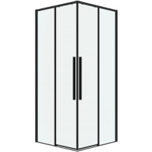 Душевой уголок Grossman Galaxy 300.K33.01.7070.21.00 70x70 черный матовый/прозрачное