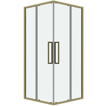 Душевой уголок Grossman Cosmo 300.K33.02.1010.32.00 100x100 золото/прозрачное