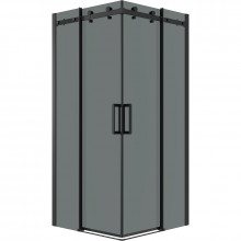 Душевой уголок Grossman Classic 300.K33.04.8080.21.10 80x80 черный матовый/тонированное