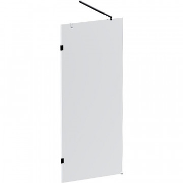 Душевая перегородка AM.PM X-Joy W94WI-90-F1-BTE 90 черный матовый/прозрачное