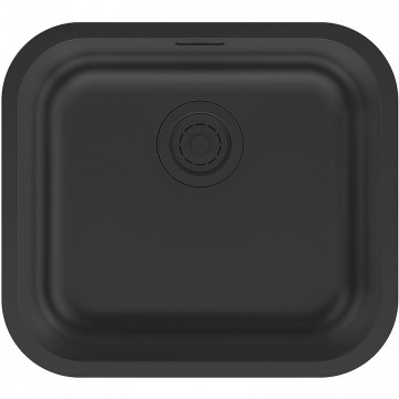Мойка для кухни Paulmark Vello Uni VE48-MBN 48 черный матовый
