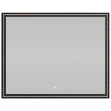 Зеркало Vod-ok Лайт 100x80 с подсветкой палисандр