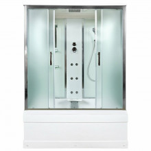 Душевая кабина AvaCan EM4516 с гидромассажем 160x85 матовое/хром