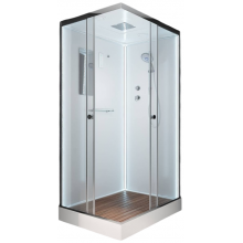 Душевая кабина AvaCan K402SLED 120х90 хром/прозрачное