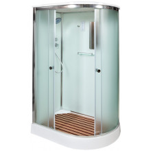 Душевая кабина AvaCan D012SLEL с электрикой 120х90 L хром/рифленое