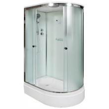 Душевая кабина AvaCan D272SLEL с электрикой 120х80 L хром/рифленое