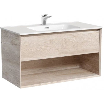Тумба с раковиной Sancos Marmi 1.0 MR1.090EG/CN7002 90 дуб галифакс натуральный