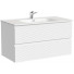 Тумба с раковиной Sancos Folk FL90W/CN7002 90 bianco