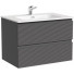 Тумба с раковиной Sancos Folk FL70GS/CN7007 70 grey soft