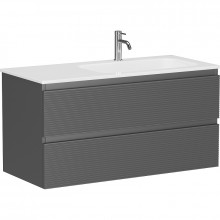 Тумба с раковиной Sancos Folk FL100RGS/CN7015 100 grey soft