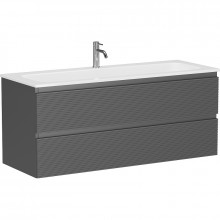 Тумба с раковиной Sancos Folk FL120GS/CN7017 120 grey soft