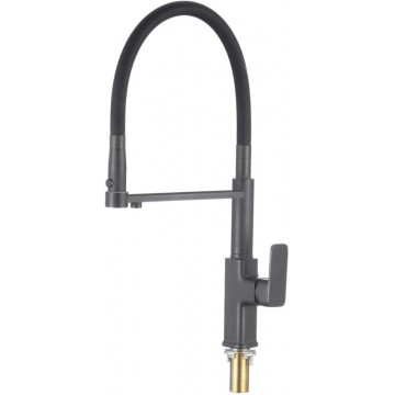 Смеситель для кухни Savol S-L1808Q-01 черный/графит