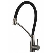 Смеситель для кухни Fmark FS8255Q-01 графит/черный матовый