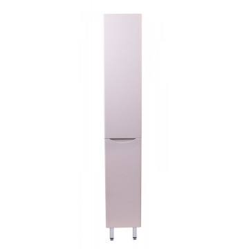 Шкаф-пенал Style Line Бергамо 30 L Люкс Plus СС-00002326 с корзиной белый антискрейч