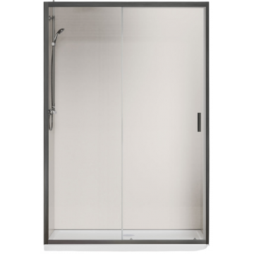 Душевая дверь Vincea City VDS-5CT120CLGM 120 вороненая сталь/прозрачное