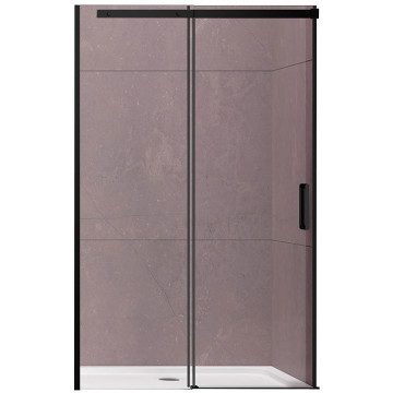 Душевая дверь Vincea Dice VDS-4D140CLB 140 черный/прозрачное