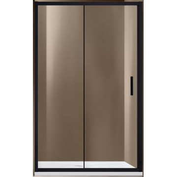 Душевая дверь Vincea Garda VDS-1G125CLB 125 черный/прозрачное