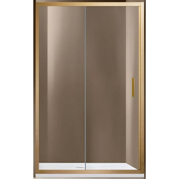 Душевая дверь Vincea Garda VDS-1G135CLG 135 брашированное золото/прозрачное