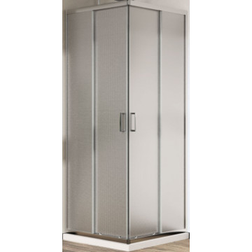 Душевой уголок Vincea City VSS-5CT9010MT 100x90 хром/текстурное