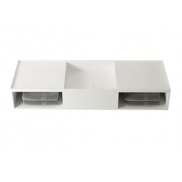 Раковина Vincea VWB-6S212MW 120х40 белый матовый