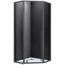 Душевой уголок Vincea Penta VSP-3P900CLGM 90x90 вороненая сталь/прозрачное