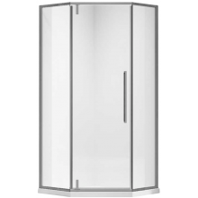 Душевой уголок Vincea Slim-N VSP-4SN100CLGM 100x100 вороненая сталь/прозрачное