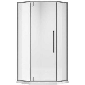 Душевой уголок Vincea Slim-N VSP-4SN900CLGM 90x90 вороненая сталь/прозрачное