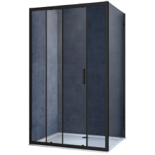 Душевой уголок Vincea Alpha VSR-3AL9012CLB 120x90 черный/прозрачное