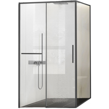 Душевой уголок Vincea Slim Soft VSR-1SS1014CLGM 140x100 вороненая сталь/прозрачное