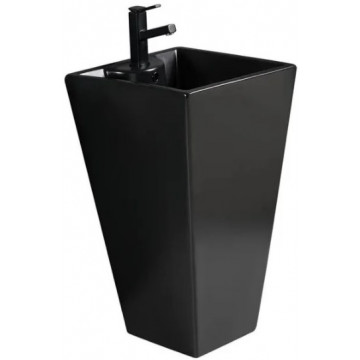 Раковина WeltWasser Leerbach 4847 MT-BL 10000013339 48x47 черный матовый